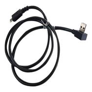 Câble USB Zebra - USB (M) coudé vers USB-C (M) 24 broches