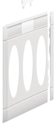 Couverture de jardin GB080319016 3f. OT 80 mm hf blanc signalisation