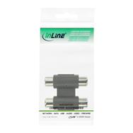 Adaptateur audio en ligne 2x RCA femelle / femelle