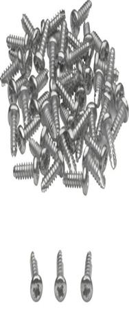 Jeu de vis pour plaque Hager VZ950 Multimédia 4,2 x 13 mm