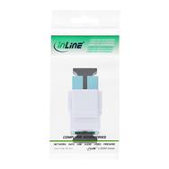 Adaptateur Keystone Snap-in pour fibre optique InLine - simplex SC/SC - MM, manchon en céramique