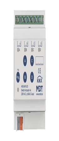 Actionneur de commutation MDT 4f 4TE REG 16A 230VAC charge C