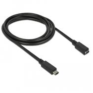 Câble d'extension USB Delock - USB-C 24 broches (M) vers USB-C 24 broches (F)