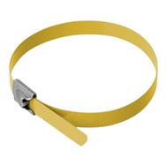Serre-câbles Delock - 40 cm - jaune (lot de 10)