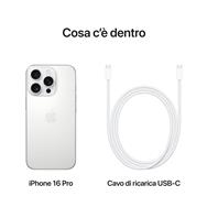 Apple iPhone 16 Pro White Titanium - Smartphone - 128 GB