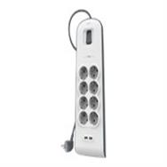 Belkin 2.4 Amp USB Charging 8-outlet Surge Protection Strip - Digital
