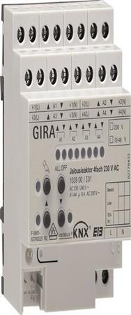 Actionneur de store GIRA quadruple REG KNX/EIB 230 V CA 103900