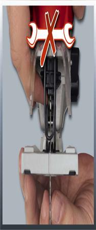 Einhell TE-JS 100 - 45° - 10cm - 1cm - CA - 750W