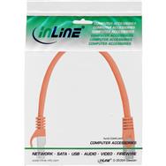 Câble de raccordement InLine Cat.5e SF/UTP orange 0,3 m