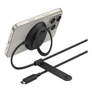 Belkin UltraCharge 25W Qi2 Pad w Kickstand White - Cable