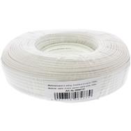 Câble ruban modulaire InLine 4 fils blanc 100 m