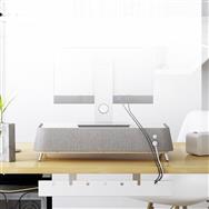 Organiseur de câbles de bureau blanc Activejet CMP502