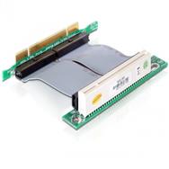 Carte Riser PCI 32 bits Delock avec câble flexible insertion gauche