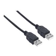 Câble USB-A vers USB-A Manhattan 1 m USB 2.0