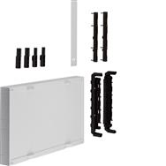 Hager UE22E0: Black Hager universN (Universal Enclosure System) 500x125x300mm