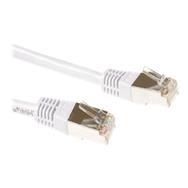 ACT White 1.5 meter SFTP CAT6A patch cable snagless with RJ45 connectors - 1.5 m - Cat6a - S/FTP (S-STP) - RJ-45 - RJ-45 - White