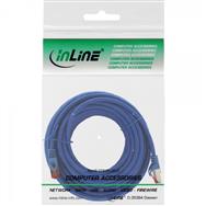 Câble de raccordement en ligne Cat.6 S/FTP sans halogène bleu 15 m