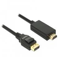 Câble adaptateur Delock - DisplayPort mâle vers HDMI mâle