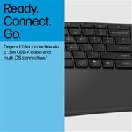 HP 480 Comfort Wired KBD: EMEA-INTL English, QWERTY