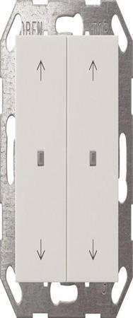GIRA 517403 KNX bouton-poussoir à bascule 2f flèche système 55 blanc pur