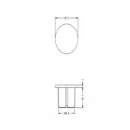 Bouchon anti-poussière Delock F - Transparent (lot de 10)
