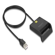 Delock 91724 - Lecteur de cartes à puce USB-A noir