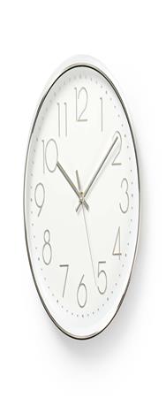 Horloge murale Nedis 300 mm argent
