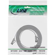 Câble patch plat InLine - U/FTP - Cat.8.1 - TPE sans halogène - gris - 1,5 m