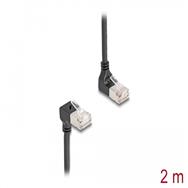 Câble patch Delock - RJ-45 (M) coudé vers le haut vers RJ-45 (M) coudé vers le bas