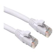 ACT White 15.00 meter U/UTP CAT6A patch cable snagless with RJ45 connectors - 15 m - Cat6a - U/UTP (UTP) - RJ-45 - RJ-45 - White