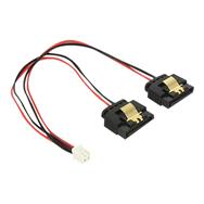 Adaptateur secteur Delock - alimentation interne 2 broches (F) vers alimentation SATA (F)