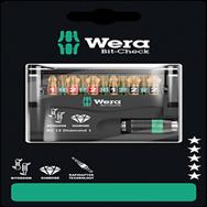 Wera 05136392001, 11 pièces, Phillips, Pozidriv, Torx Plus, PH 1, PH 2, PZ 1, PZ 2, TX10, TX15, TX20, TX25, TX30, 2,5 cm