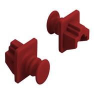 Delock pour RJ45 - Cache-poussière - rouge (lot de 10)