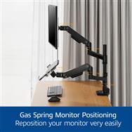 Bras pour ordinateur portable et écran ACT 49" Office Premium