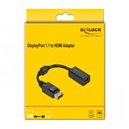 Adaptateur Delock - DisplayPort mâle verrouillable vers HDMI femelle