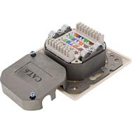 Boîtier de prise murale InLine Cat.6 2x RJ45