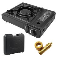 Réchaud de camping à gaz céramique Extralink avec adaptateur Étui