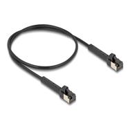 Câble patch Delock - RJ-45 (M) coudé jusqu'à 60° vers RJ-45 (M) coudé jusqu'à 60°