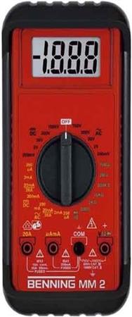 Benning Multimètre numérique 1 000 V Plage de mesure MM2