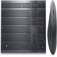Dell KM900 - Sans fil - RF sans fil + Bluetooth - Interrupteur à clé à ciseaux - QWERTY - Graphite - Souris incluse
