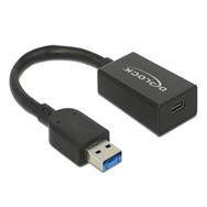 Convertisseur Delock USB 3.1 Gen 2 Type-A mâle > USB Type-C