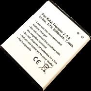 Batterie pour smartphone Frei Battery 10305 Kazam Li-ion