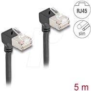 Câble réseau Delock - RJ-45 (M) coudé vers le bas vers RJ-45 (M) coudé vers le bas