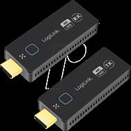 LogiLink LL HDW0111 - HDMI Extender Set Wireless 4K 60 Hz - Kabel-/Adapterset - Cable/adapter set - Digital