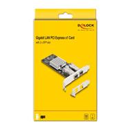 Adaptateur réseau Delock - PCIe profil bas