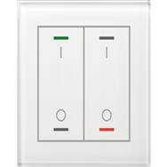 Bouton-poussoir en verre double avec capteur de température MDT BE-GTL2TW.B1