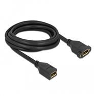 Câble DisplayPort Delock - DisplayPort (F) vers DisplayPort (F) montable sur panneau