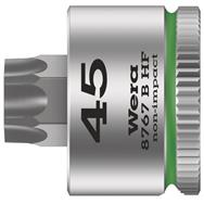 Wera 05003070001, Douille, 3/8", 1 tête(s), T45, Acier au chrome-vanadium, Chrome
