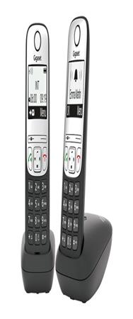 Poste téléphonique sans fil Gigaset A690 Duo Noir
