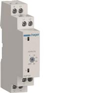 Hager EUP100: 3P (3-Phase) N (Neutral) 1W (1-Way) Control Relay
